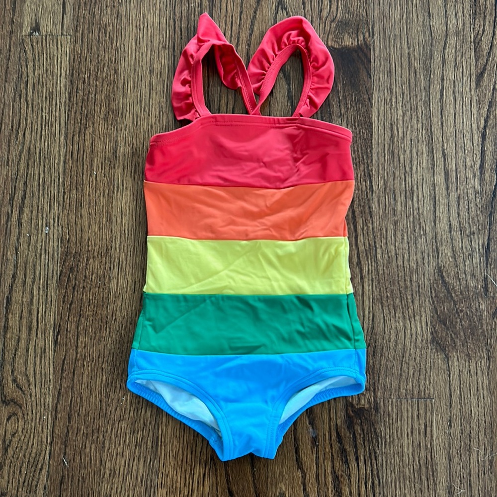 Hannah Andersson Rainbow one piece size 3T